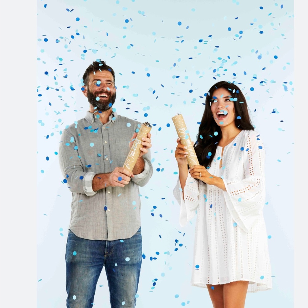 New Gender Reveal Poppers BLUE